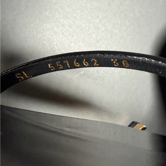 Saint Laurent Opyum Patent Leather Sandals - Picture 12 of 15